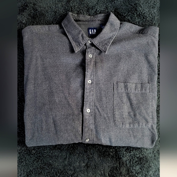 Gap Grey Flannel 100% Cotton Mens XXL - Picture 1 of 5